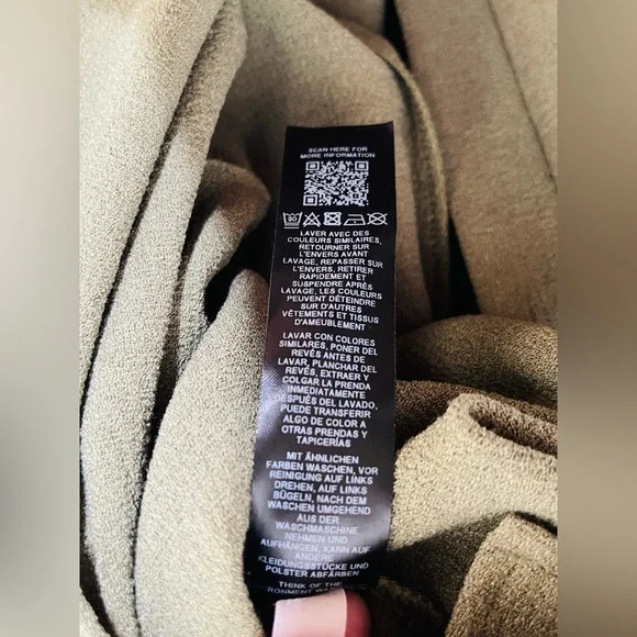 ASOS DESIGN Curve Wrap Midi Dress Olive Green Size US 14 / UK 18 - Picture 6 of 11